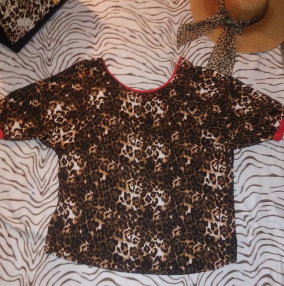 Animal Print Blouse
